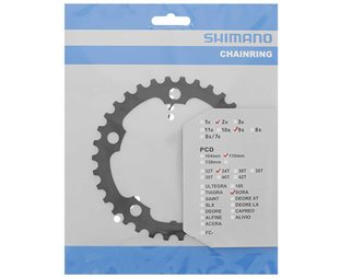 Drev Shimano FC-3550 110 bcd 2 x 9 gear 34T sort