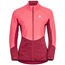 Odlo Löparjacka Jacket Run Easy Warm Hybrid Dam Deep Claret/Siesta