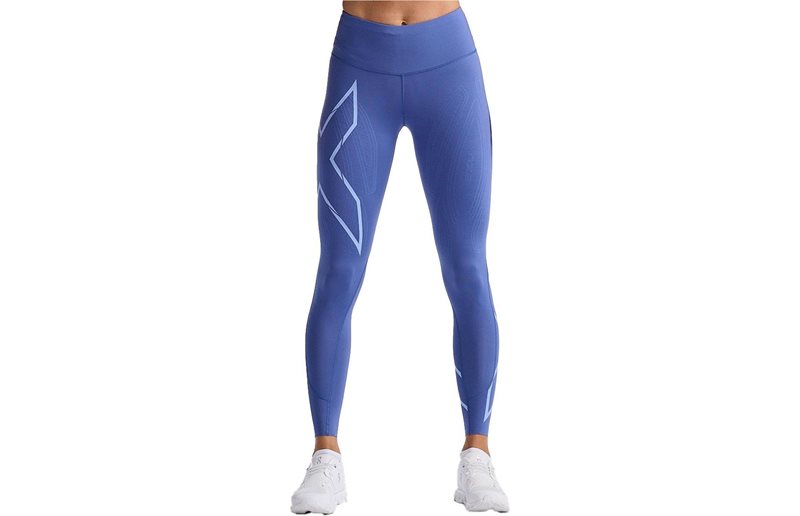 2XU Löparbyxor Light Speed Mid-Rise Compression Tights Dam Marlin/Hydrangea Reflective