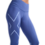 2XU Juoksuhousut Light Speed Mid-Rise Compression Tights Naisten Marlin/Hydrangea Reflective
