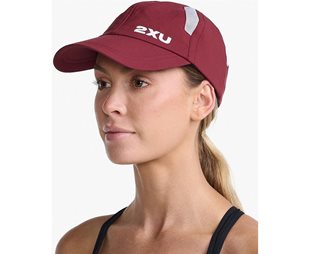 2XU Löparkeps Run Cap Unisex Truffle/White