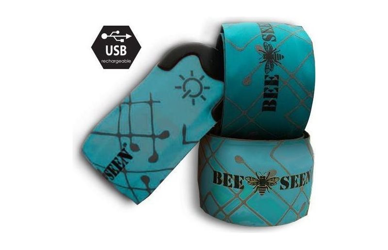 Bee Safe Löparväst Led Click Band USB Unisex Orange