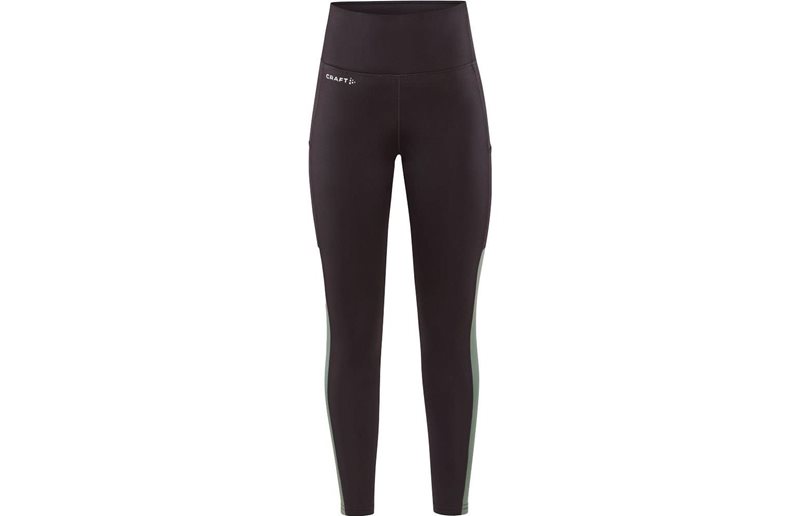 Craft Løbebukser ADV Essence High Waist Warm Tights Dame Slate/Thyme