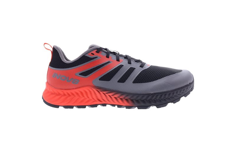 Inov-8 Løbesko TrailFly Herre Black/Fiery Red/Dark Grey