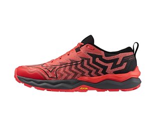 Mizuno Juoksukengät Wave Daichi 8 Miehet Cayenne/Black/High Risk Red