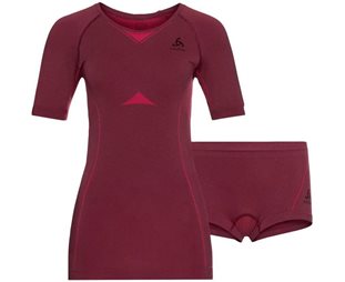Odlo Løbeundertøj & Undertøj Set Fundamentals Performance Light Dame Raspberry/Pink
