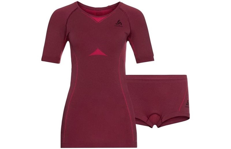 Odlo Juoksu- ja alusvaatteet Set Fundamentals Performance Light Naiset Raspberry/Pink