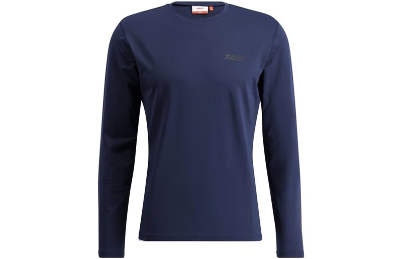 Swix Löpartröja Pace NTS LS Baselayer Top Herr Dark Navy/Black