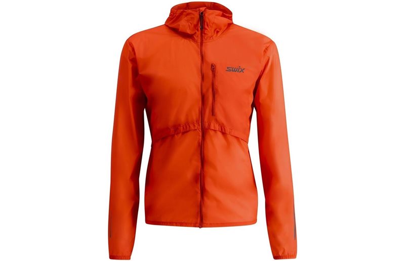 Swix Juoksu takki Pace Wind Light Hooded Jacket Miehet Lava