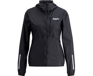 Swix Juoksu takki Pace Wind Light Hooded Jacket Naiset Black