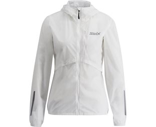 Swix Juoksu takki Pace Wind Light Hooded Jacket Naiset Bright White