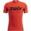 Swix Löpartröja Roadline Racex SS Herr Fiery Red/Dark Navy