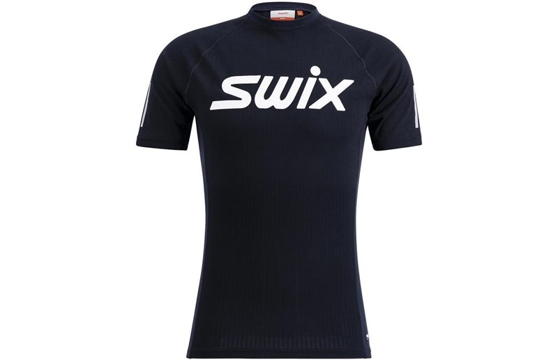 Swix Løbetrøje Roadline Racex SS Unisex Black/Dark Navy