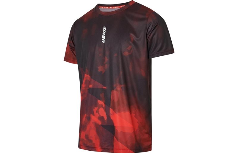 USWE Löpartröja Dimma Trail Running SS Tee Herr Flame Red