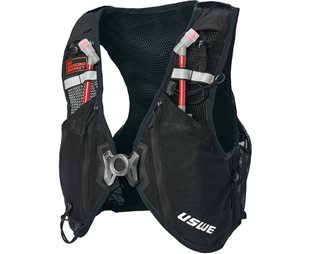 USWE Juoksureppu Pace 14L Trail Unisex Carbon Black