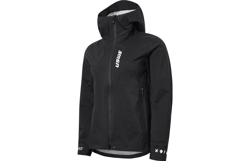 USWE Löparjacka Waterproof Jacket Dam Black