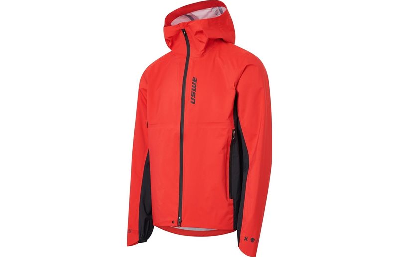 USWE Löparjacka Waterproof Jacket Herr Flame Red