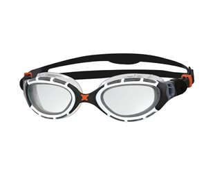 Zoggs Simglasögon Predator Flex Unisex White/Black/Clear