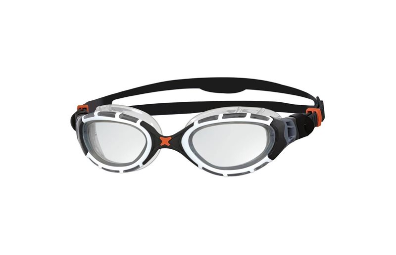 Zoggs Uimalasit Predator Flex Unisex White/Black/Clear