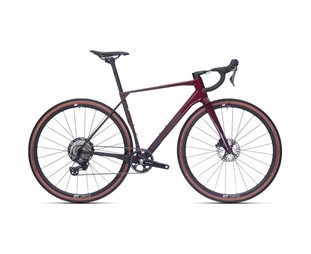 Superior Gravel-pyörä X-road 9.7 GR Matte Carbon Berry