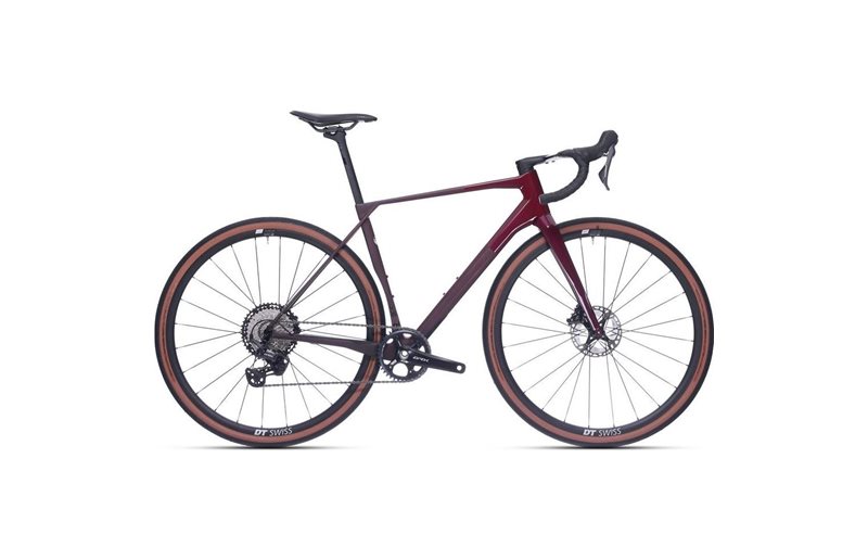 Gravel pyörä Superior X-ROAD 9.7 GR Matte Carbon Berry
