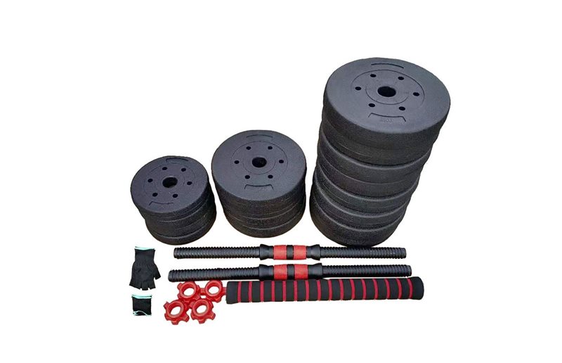 Titan life Dumbbell & Barbell weightset 40kg