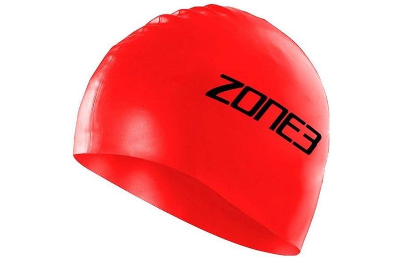 Zone3 Våtdräkt Silicone Swim Cap Unisex Red