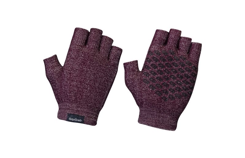 GripGrab Pyöräilyhanskat Freedom Knitted Dark Red