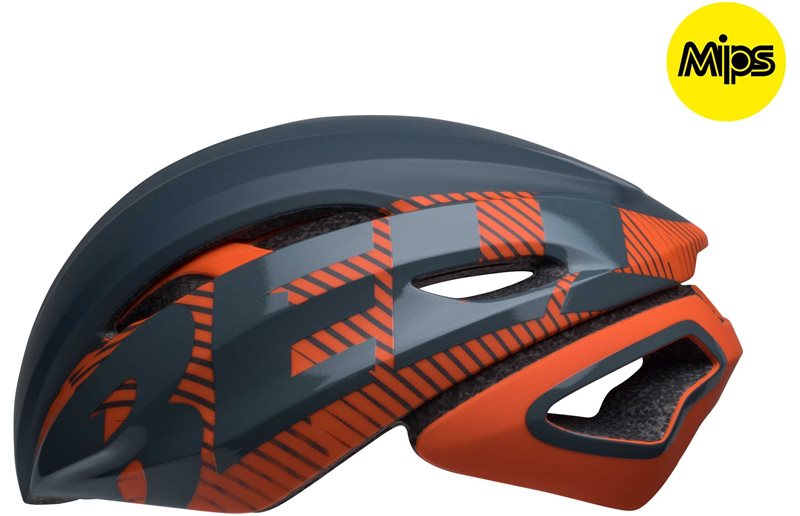 Bell Helmet Racer Z20 Aero Mips Mat/Gls Slate/Orange