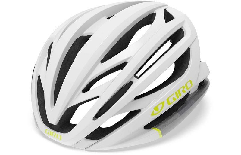 Giro Cykelhjälm Racer Seyen Mips Dam White Grey Citron