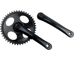 CRANK ELECTRA TOWNIE W/OUT GUIDE 170MM BLACK