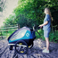 Hamax Cykelvagn Traveller 2 Barn Petrol Blue/Grey