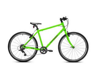Lasten polkupyörä Frog 74 Metallic Grey Neon Green