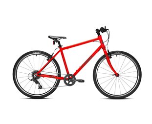 Lasten polkupyörä Frog 74 Metallic Grey Neon Red