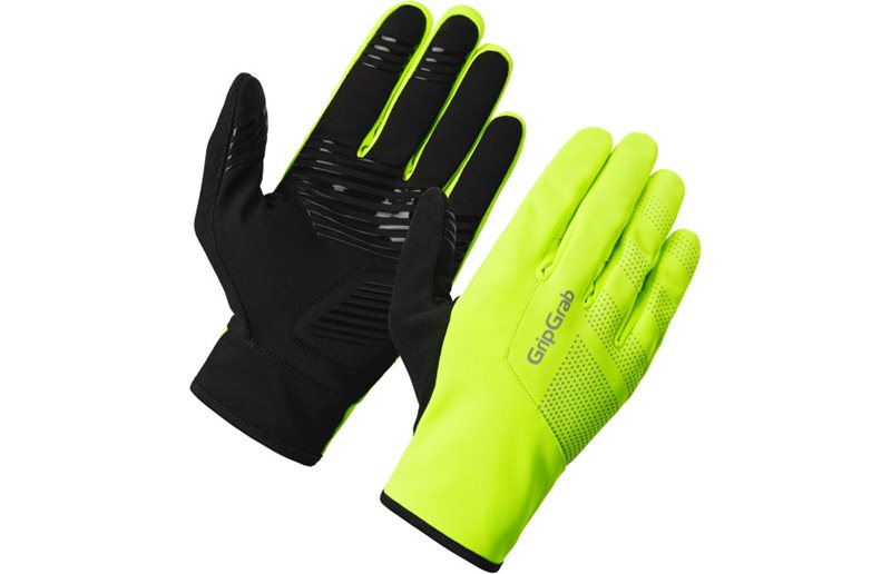 GripGrab RIDE 2 Vindtäta Vår- Hösthandskar Yellow Hi-Vis