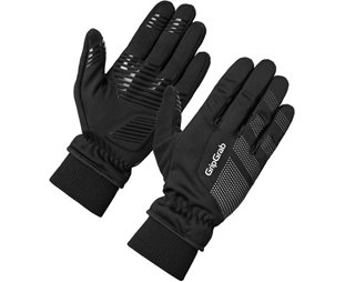 GripGrab Ride 2 Vindtett Vinter Sykkelhanske Sort