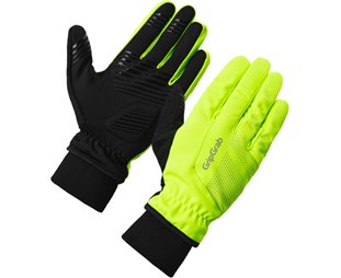 GripGrab RIDE 2 Tuulenpitävät talvipyöräilyhanskat Yellow Hi-Vis