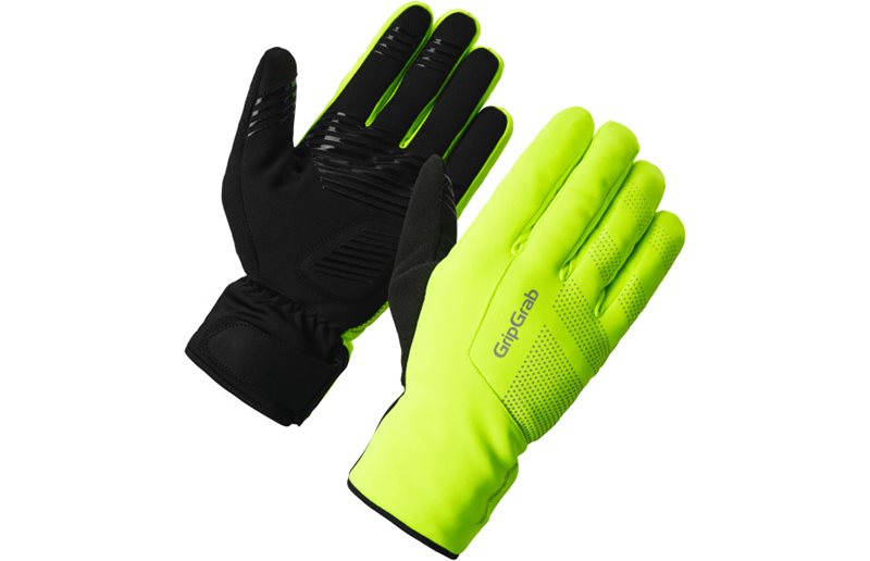 Pyöräilyhanskat GripGrab RIDE 2 Waterproof Winter Yellow Hi-Vis