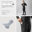 Pyöräilyhousut GribGrab PACR Thermal Bib Tights Black
