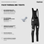 Pyöräilyhousut GribGrab PACR Thermal Bib Tights Black
