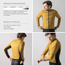 GripGrab PACR Lightweight Tuulenpitävä pyöräilytakki Mustard Yellow