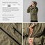 Pyöräilytakki GripGrab EXPLR Waterproof Lightweight Jacket Olive Green