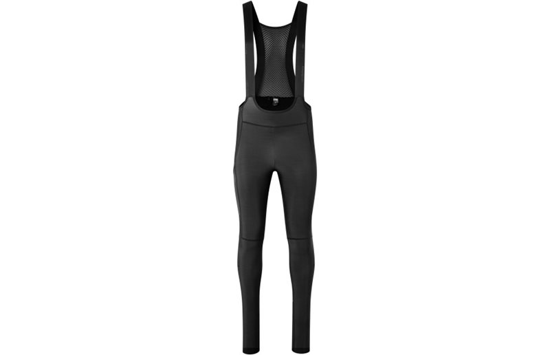 Pyöräilyhousut GribGrab PACR Thermal Bib Tights No Pad Black