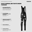 Pyöräilyhousut GribGrab PACR Thermal Bib Tights No Pad Black