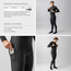 Pyöräilyhousut GribGrab PACR Thermal Bib Tights No Pad Black