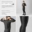 Pyöräilyhousut GribGrab PACR Water-Resistant Bib Tights No Pad Black