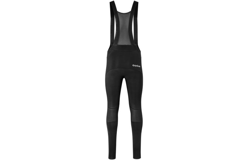 Pyöräilyhousut GribGrab PACR Water-Resistant Bib Tights No Pad Black