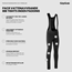 Pyöräilyhousut GribGrab PACR Water-Resistant Bib Tights No Pad Black