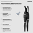 Cykelbyxor GribGrab PACR Thermal Bib Shorts W's Black