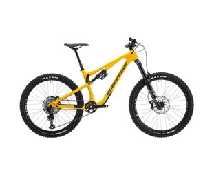Täysjousto maastopyörä Nukeproof Reactor 275 Elite Carbon Factory Yellow